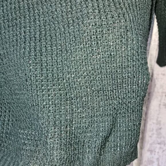 ZENANA Premium Hunter Green Long Sweater Size 1X - Picture 3 of 4